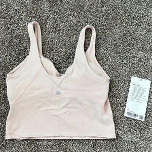 Lululemon align tank size 6 in feather pink